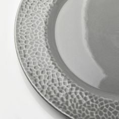 Affekdesign Plytký tanier HUDSON 27cm sivý