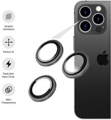 FIXED ochranná skla čoček fotoaparátů pro Apple iPhone 13/13 Mini, sřtíbrná