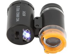 Verk  09169 Vreckový mikroskop s LED osvetlením, UV, 60x ZOOM