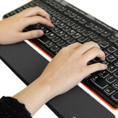 Northix Pohodlná podpora zápästia pre klávesnicu - čierna 