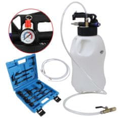 SATRA Pneumatická plnička a odsávačka oleja automatických prevodoviek, s adaptérmi, 10 l - SATRA