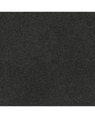 AKCIA: 100x460 cm Metrážny koberec Santana 50 čierna s podkladom resine, záťažový (Rozmer metrového tovaru Bez obšitia)