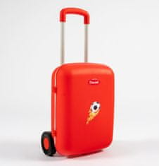 Detský cestovný kufor - červený