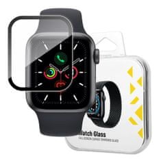 MG Watch Glass Hybrid ochranné sklo na Apple Watch 4/5/6/SE 40mm, čierne