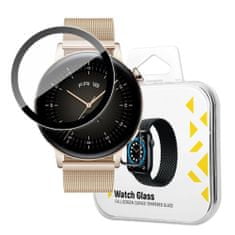 MG Watch Glass Hybrid ochranné sklo na Huawei Watch GT 3 42mm, čierne