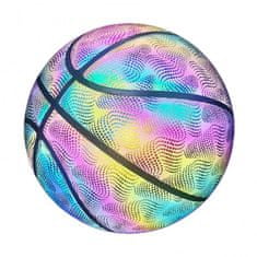 SOLFIT® Holografická basketbalová lopta - Priemer 24,6 cm | FLASHBALL