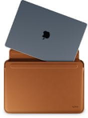 EPICO kožený obal pro Apple MacBook Air/Pro 13,3", hnedá