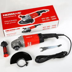 HERMAN Uhlová brúska WX-18001 180 mm | 2000 W
