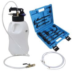 SATRA Pneumatická plnička a odsávačka oleja automatických prevodoviek, s adaptérmi, 10 l - SATRA
