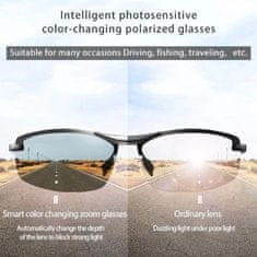 Mormark Pánske slnečné okuliare s fotochromatickými polarizovanými šošovkami s UV400 (1 pár) | CHROMICLENS