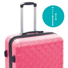 Timeless Tools Sada cestovných kufrov s kozmetickou taštičkou, rôzne farby- slezová farba