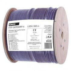 EMOS Dátový kábel FTP CAT6 FTP LSZH S9230 500 m, fialový 2309120010