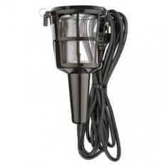 EMOS P4203 Montážna lampa (prenosné svetlo na žiarovku) do zásuvky, 5 m, čierna 1449000030