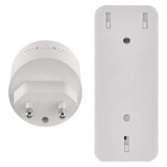 EMOS Domový bezdrôtový zvonček P5734 do zásuvky, biely 3402125000