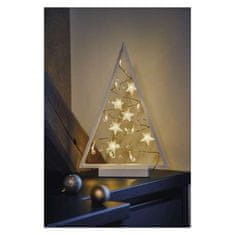 EMOS DCWW27 LED dekorácia – svietiaci stromček s ozdobami, 40 cm, 2x AA, vnútorná, teplá biela 1550000107