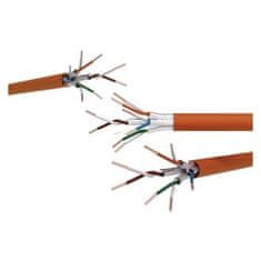 EMOS Dátový kábel STP CAT6A LSZH S9310, 500 m, oranžový 2309130010