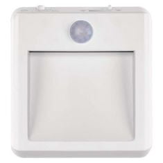 EMOS LED nočné svetlo P3319 s pohybovým čidlom do zásuvky, biele 1456000160