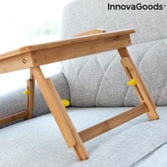 InnovaGoods Skladací bambusový stolík Lapwood IN3031