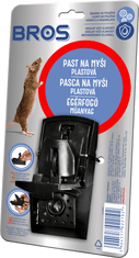 BROS pasca na myši plastová 1ks (PG_678215) sivá