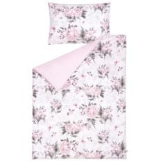 Inny Bavlnené obliečky 140x200 Ružové kvety - KPP-200-Z2-HUM-B-1