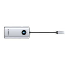 Orico Dokovacia stanica HUB 6v1 Orico USB-C, HDMI, 3xUSB (strieborná)