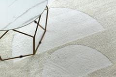 Dywany Łuszczów AKCIA: 80x150 cm Kusový koberec Mode 8598 geometric cream 80x150
