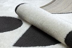 Dywany Łuszczów Kusový koberec Mode 8598 geometric cream/black 120x170