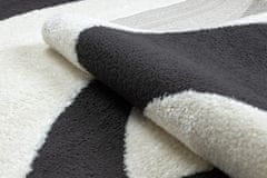 Dywany Łuszczów Kusový koberec Mode 8531 abstract cream/black 80x150