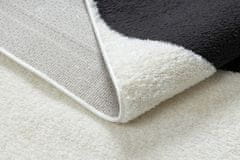 Dywany Łuszczów Kusový koberec Mode 8531 abstract cream/black 80x150