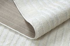 Dywany Łuszczów Kusový koberec Mode 8589 geometric cream 120x170