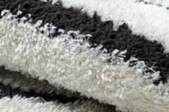 Dywany Łuszczów AKCIA: 200x290 cm Kusový koberec Mode 8587 geometric cream/black 200x290