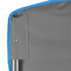 NILLS CAMP skladacia stolička NC3079 sivo-modrá