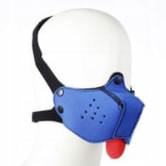 SpankMe Modrá maska psa pre BDSM hry