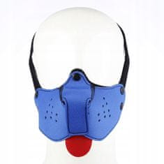 SpankMe Modrá maska psa pre BDSM hry