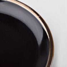 Affekdesign Porcelánový tanier Cal 24 cm čierny