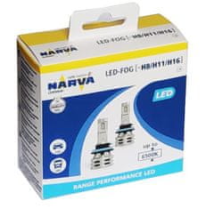 Narva LED FOG H8/H11/H16 12V-24V 24W 6500K RANGE PERFORMANCE