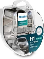 Philips Žiarovka 12V H1 55W P14,5s X-tremeVision PRO150- set 2ks +150%