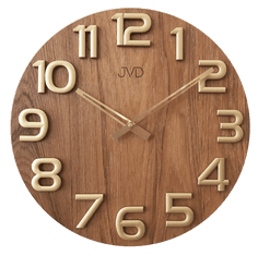 JVD Nástenné hodiny drevené HT97.5, 40cm