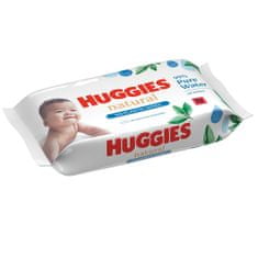Huggies HUGGIES Natural Pure Water Obrúsky vlhčené 48 ks