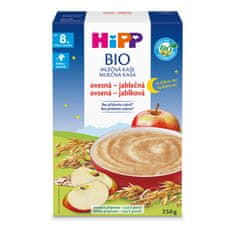 HiPP BIO Kaša mliečna na dobrú noc ovsená-jablčná od 8.mesiaca, 250g