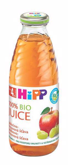 HiPP BIO šťava jablčno - hroznová 500 ml