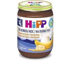 HiPP Kaša mliečna Bio na dobrú noc krupicová s banánom 190 g
