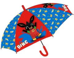 Detský poloautomatický dáždnik 68 cm - Bunny Bing