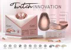 Shots Toys Shots Innovation Twitch Hands-Free Suction & Vibration Toy Rose stimulátor klitorisu