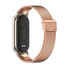 Tech-protect Milanese remienok na Xiaomi Smart Band 8, rose gold