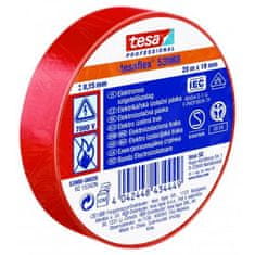 Tesa Páska elektroizolačná PVC 53947, IEC, 20 mx 19 mm, červená