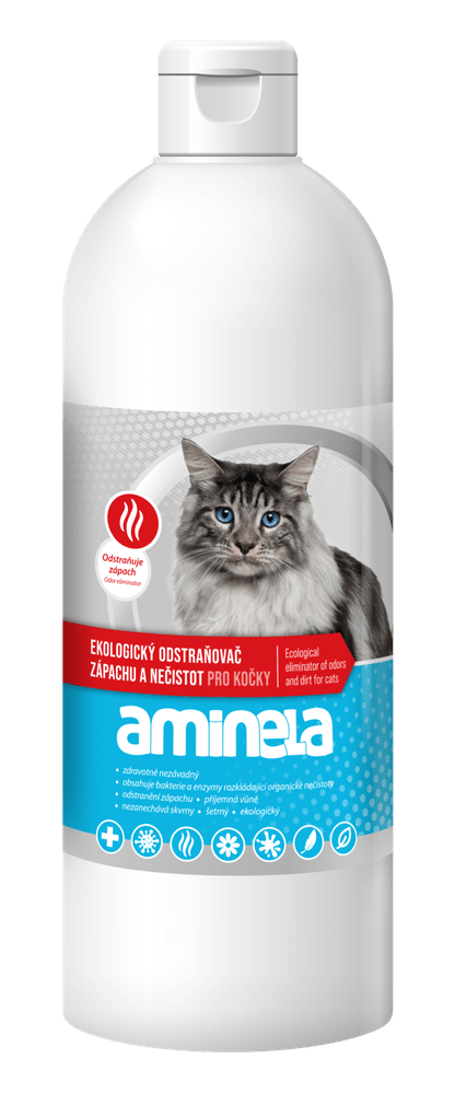 Aminela Clean Ekologický odstraňovač zápachu pre mačky 1000ml