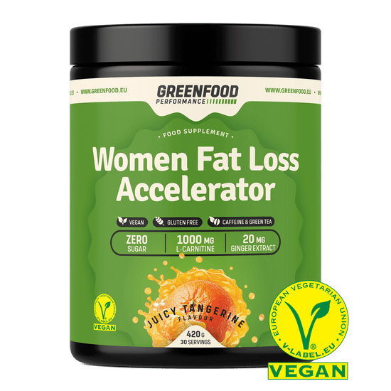 GreenFood Nutrition Performance Women Fat Loss Accelerator 420g - Mandarínka