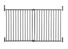 Dreambaby Zábrana bezpečnostná Broadway 2-panelová extra široká 76-134,5 cm šedá