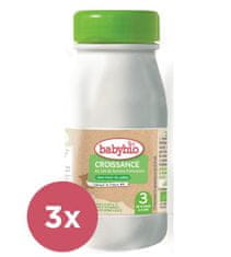Babybio 6x Croissance 3 tekuté dojčenské bio mlieko 0,25 l